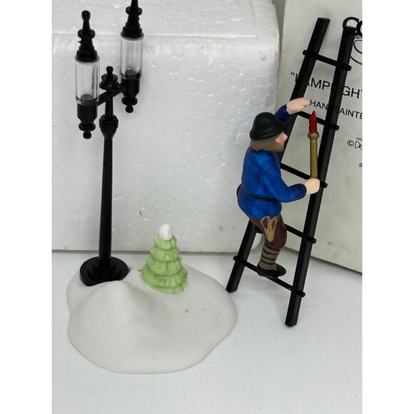 VTG Dept 56 Lamplighter Accessory Heritage Village w/ Box 4" Christmas Displays - Picture 2 of 7